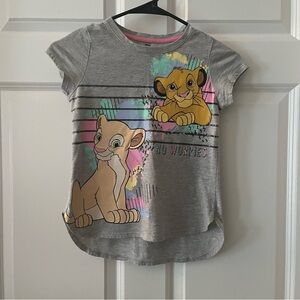 Disney’s Lion King Shirt, M 7-8, Colorful, Simba and Nala